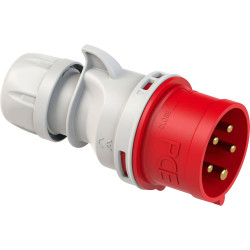 REV 0512540555 CEE Plug 32A 5-Pin 400V Red Rugged Single Unit