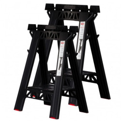 Stojak warsztatowy koziołek budowalny z półką 175kg 79x58cm Kistenberg KTS8060 2szt.