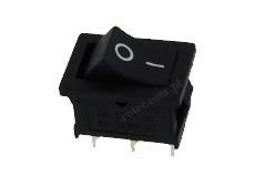 PRZEŁĄCZNIK KOŁYSKOWY ON-ON CZARNY