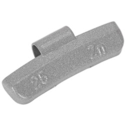 Sealey WWAH25 Wheel Weight 25g Hammer-On Plastic Coated Zinc Alloy Wheels Pk 100