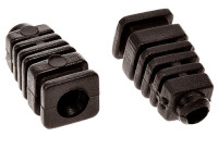 ODGIETKA-5/100 Odgiętka na kabel wychodzący z obudowy 5mm - czarna - opakowanie 100 sztuk