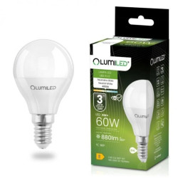 Żarówka LED E14 8W kulka 880 lm LUMLEDH0013AB