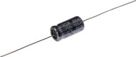 Kondensator 100μF 50V dc Osiowy, Otwór przelotowy RS PRO 8 (Dia.) x 16mm