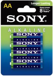 Bateria alkaliczna SONY LR06 AA 1,5V Blue Alkaline; blister; 4 szt.