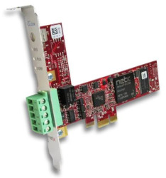 Karta szeregowa, 5-stykowy COMBICON, l. portów: 1, magistrala: PCI Express, PCI