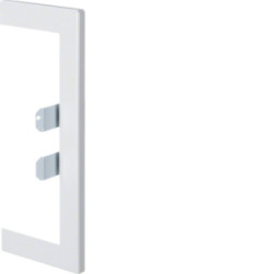 Maskownica na przebicie w ścianie stalowa biała BRP65170W9010