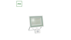 Noctis Lux 3 Naświetlacz 50W Nw 230V Ip44 180X215x53mm Biały Czujnik Ruchu Pir