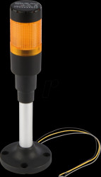 Signalling column, buzzer, yellow, LED, 24 V AC/DC