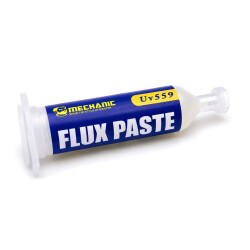 Topnik lutowniczy Mechanic UV559 Flux Paste do SMD BGA THT, strzykawka 20ml, tłok, igła