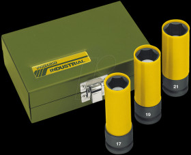 23938 Wheel nut impact set, 1/2". 3-piece