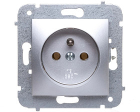 CARLA Gniazdo pojedyncze z/u srebrne 1733-16