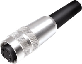 Jack, 8 pole, solder cup, screw locking, straight, 99 2062 00 08