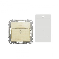 Łącznik hotelowy, brzoza, efekt drewna, Sedna Design i Elements SDD180121