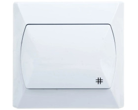 AKCENT Łącznik krzyżowy biały ŁP-4A/00