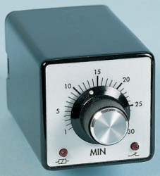 Timer Relay Wciskane 24V dc DPDT 2-stykowy Tempatron DPDT 1.5 → 30min jednofunkcyjny