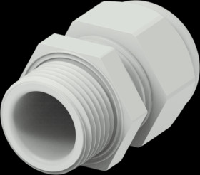 Cable gland, M20, Clamping range 6 to 12 mm, IP68, light gray, 1SNG601055R0000