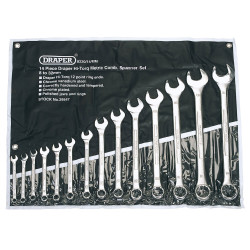 Draper 29547 14 Piece Metric Combination Spanner Set