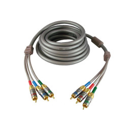 Kabel 3*RCA 5m HiFi 10mm z filt. Filtrem MRS-112