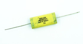 3,3uF / 250V MKT, CF kondensator poliestrowy osiowy