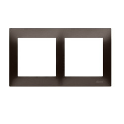 SIMON54 brąz mat. DR2/46 Ramka 2-krotna KONTAKT