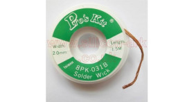 Solder Braid 2mm x 1.5m - Pro's Kit