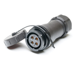 Przemysłowe złącza okrągłe 4-pinowe SY21 Układ szeregowy Gniazdo RS PRO