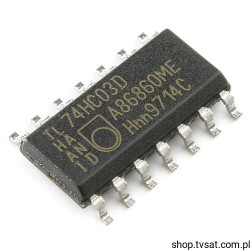 74HC03D Quad NAND Gate SMD-SO14 PHILIPS