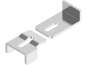 Zestaw mocujący drabinę ZMD1 grubość blachy 4,0mm 405051 BAKS