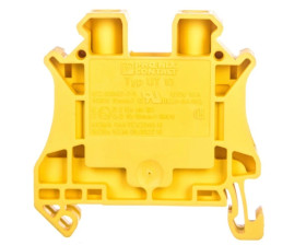 Złączka szynowa 2-przewodowa 10mm2 żółta Ex UT 10 YE 3046294 /50szt./