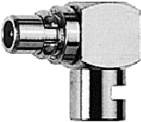 MMCX plug 50 Ω, Belden 1671A,Suhner EZ 86/ Sucoform 86, Flexiform 405 NH, RG-405/U, Micro-Coax UT-85, angled, 100025092