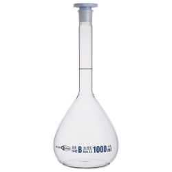 Glassco Volumetric Glass Flask Class B 1000ml Pack of 2