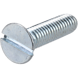 R-TECH 337065 Slotted Countersunk Machine Screws BZP M4 16mm - Pack Of 100