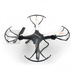 Dron quadrocopter OverMax X-Bee drone 3.1 2.4GHz z kamerą 2MPx czarny - 34cm + 2 dodatkowe akumulatory