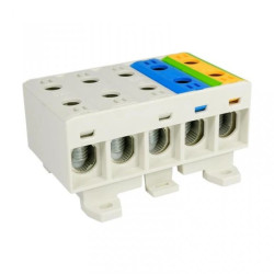 Blok rozdzielczy-odgałęźny 5x3-polowy AL/CU 5x50mm2 montaż płaski i na szynę TH WLZ35/5x50/sssnz 48.35550