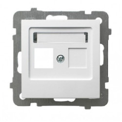 AS biały GPK-1G/p/00 Obudowa gniazda 1xRJ OSPEL