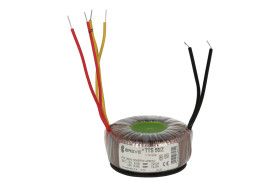 Transformator; toroidalny; TTS50/Z 230/12V-12V; 50VA; 230V; 12V; 2,08A; 12V; przewody; Breve