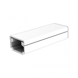 Listwa elektroinstalacyjna, kanał kablowy LH 15x10mm biała, korytko z pokrywą z taśmą 2-stronną KOPOS