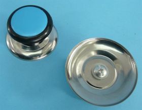 GAŁKA STALOWA DO POKRYWKI NIEBIESKA