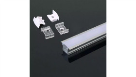 Profil Wpuszczany Aluminiowy Mleczny Do Taśm Led 2000X23x15,5Mm 3351