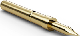 Standard test pin with probe, cone, Ø 2.65 mm, travel  5 mm, pitch 3.5 mm, L 27 mm, F77318B180G300