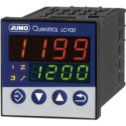 Regulator temperatury PID panelowy Jumo Uz: 30 V wyjście Przekaźnik 2-wyjściowy 48 x 48mm