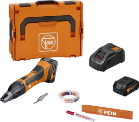 Akumulatorowe nożyce do cięcia wzdłużnego Fein ABSS 18 1.6 E AS Set 2x 5Ah 71300564000