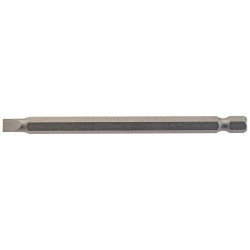 Draper 64345 5.5mm 1/4&quot; Hex Plain Slot Insert Bit 100mm Long x 1