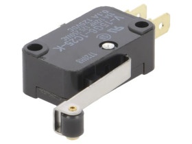 Mikroprzełącznik SNAP ACTION z dźwignią (z rolką) SPDT V15G61C25K