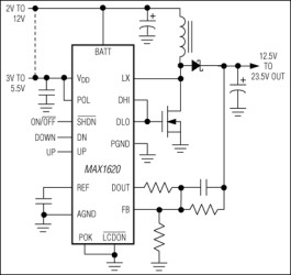 Digitally Adjustable LCD Bias Supplies