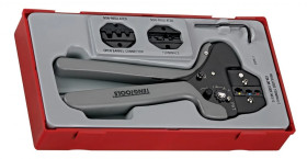 Zestaw narzędzia do zaciskania końcówek 4-elementowy Teng Tools TTCP04 122470107