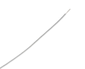 Przewód montażowy 0,2mm² Biały RS PRO Poliamid 24 AWG 600 V AC dł. 100m 19/0,12 mm +260°C EN 2084, EN 2267-009, FAR