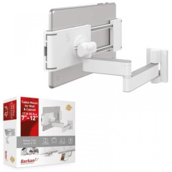 Uchwyt ścienny na tablet 7-12 cali obrotowy, podszafkowy T54