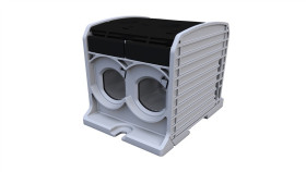 Złączka Szynowa Gwintowa Al/Cu Stb 300-2 (87920) Simblock Czarny 81302007