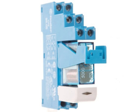 Przekaźnikowy moduł sprzęgający 15,8mm, 2P 8A 24V DC, styki AgNi+Au zaciski śrubowe, szyna DIN 48.52.7.024.5050SPA